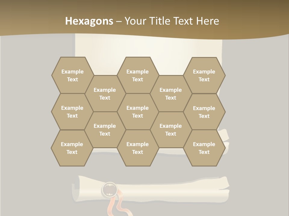 Manuscript Currency Background PowerPoint Template