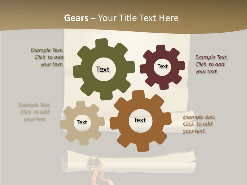 Manuscript Currency Background PowerPoint Template
