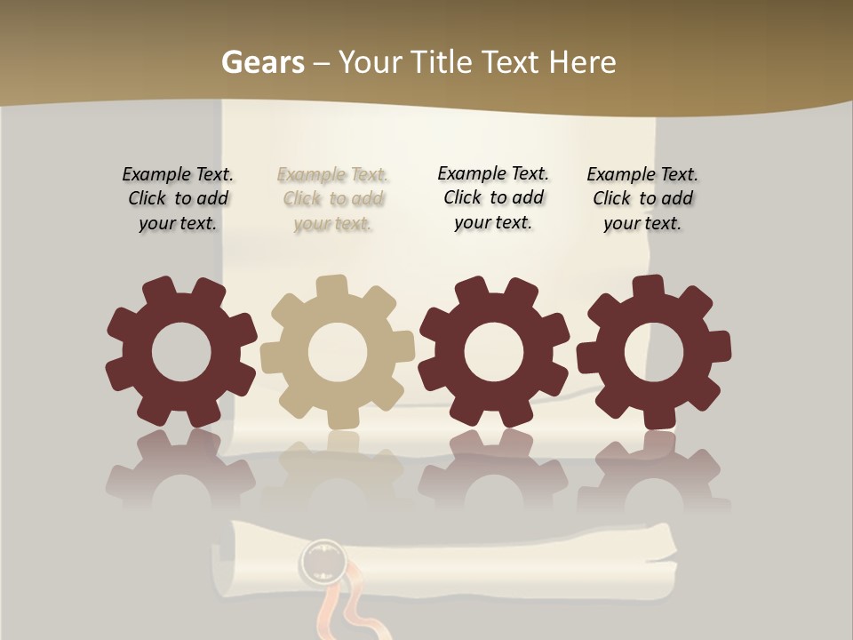 Manuscript Currency Background PowerPoint Template