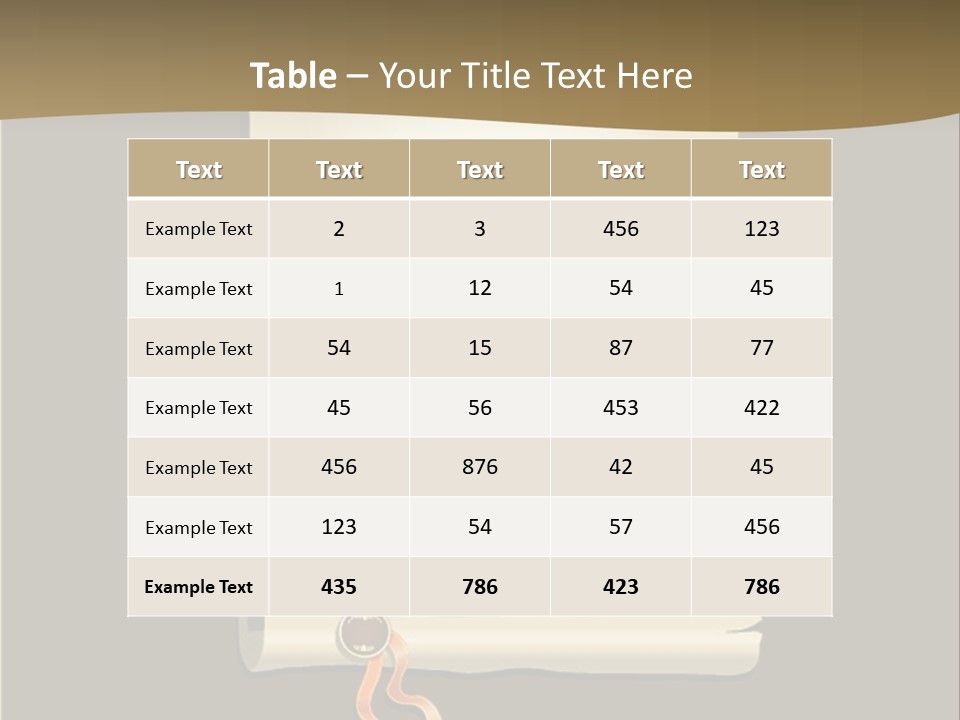 Manuscript Currency Background PowerPoint Template
