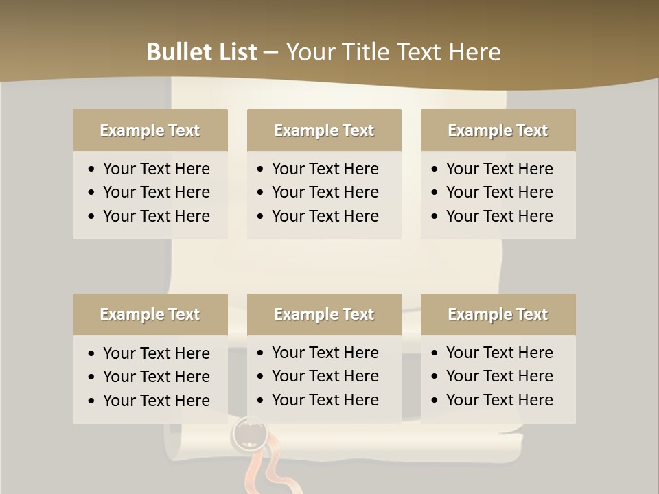 Manuscript Currency Background PowerPoint Template