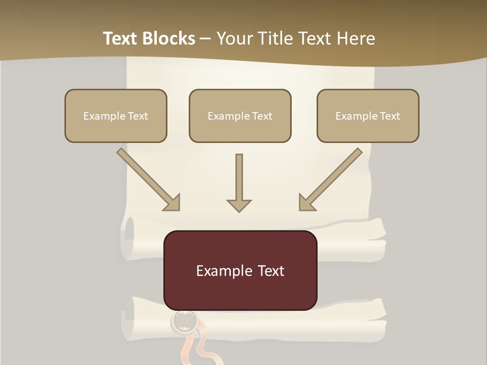 Manuscript Currency Background PowerPoint Template