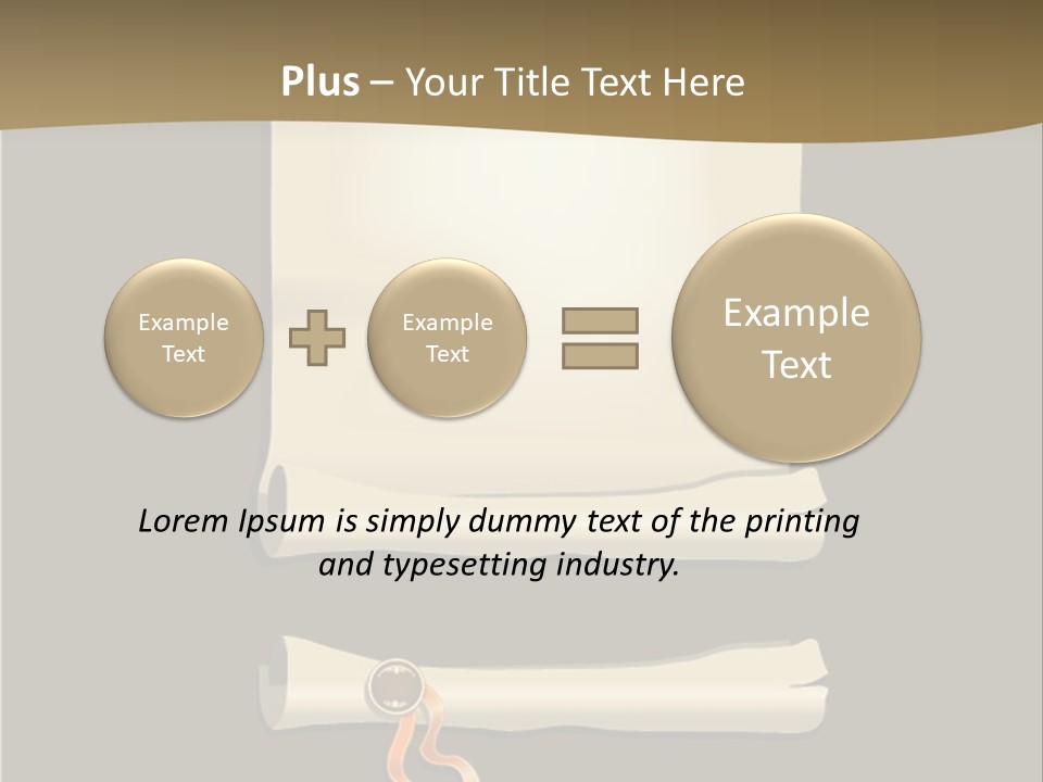 Manuscript Currency Background PowerPoint Template