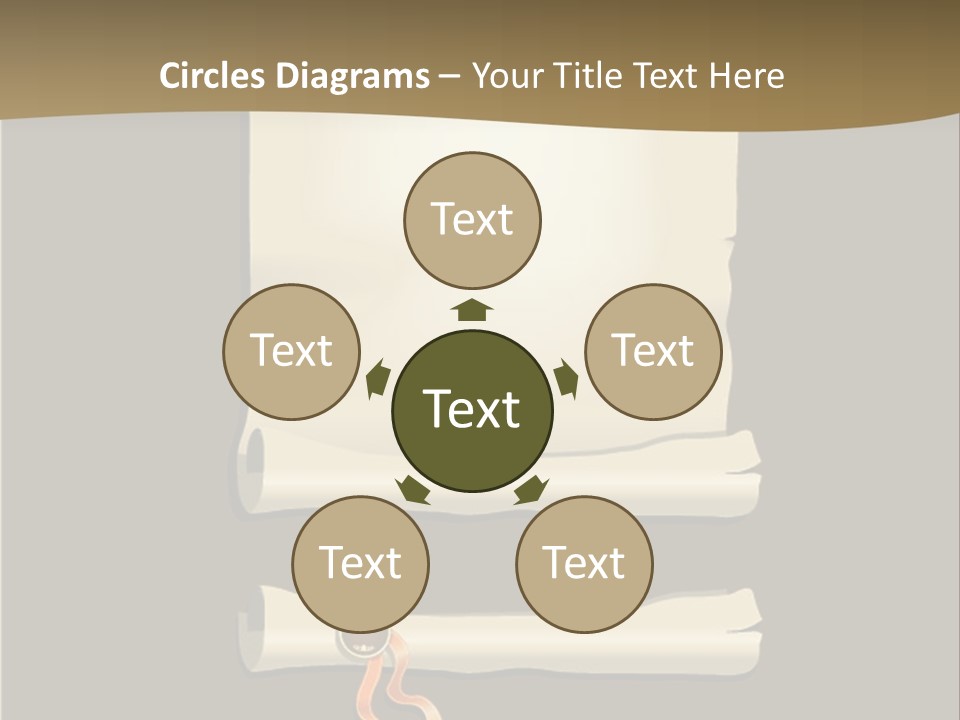 Manuscript Currency Background PowerPoint Template