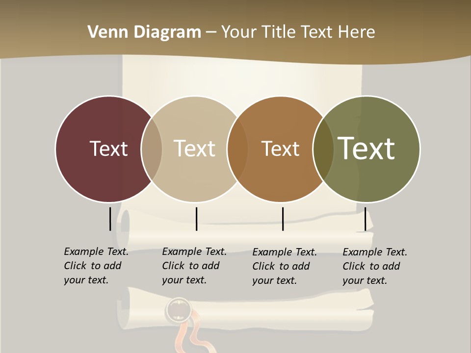 Manuscript Currency Background PowerPoint Template