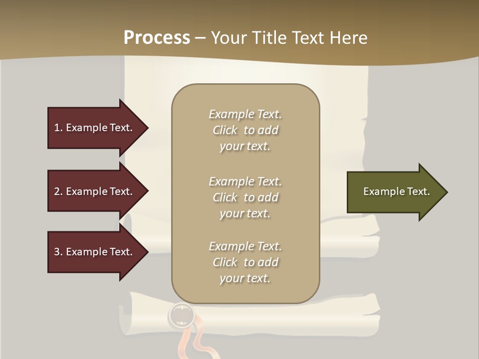 Manuscript Currency Background PowerPoint Template