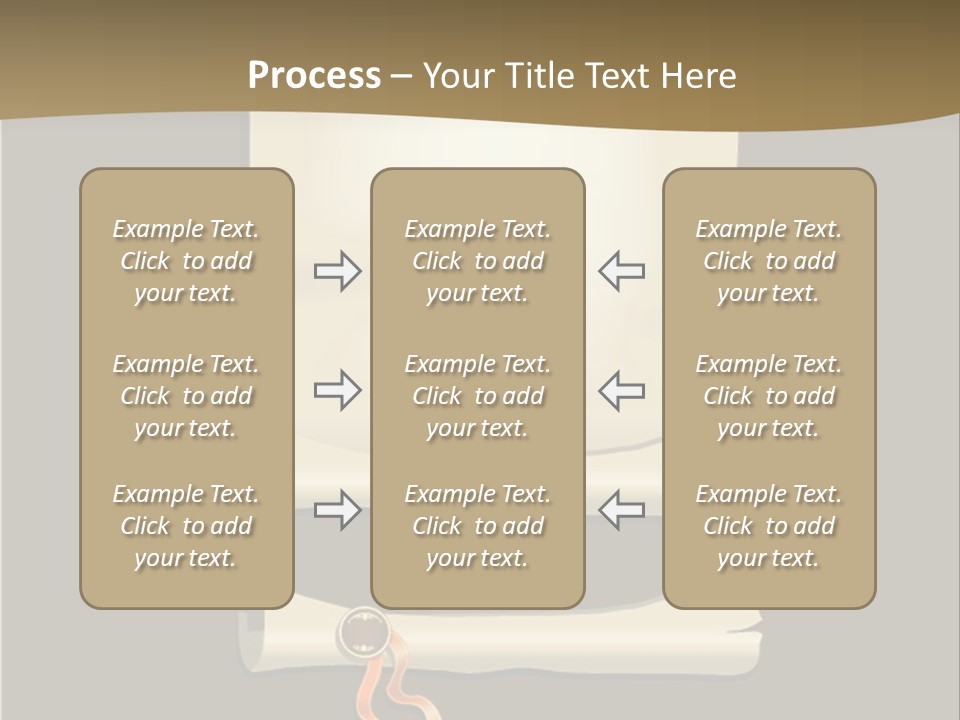 Manuscript Currency Background PowerPoint Template