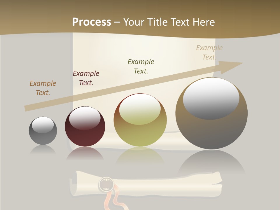 Manuscript Currency Background PowerPoint Template