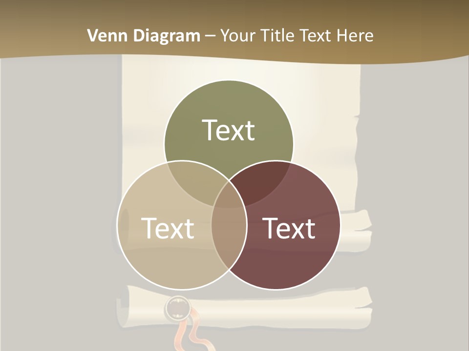 Manuscript Currency Background PowerPoint Template