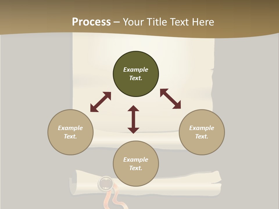 Manuscript Currency Background PowerPoint Template
