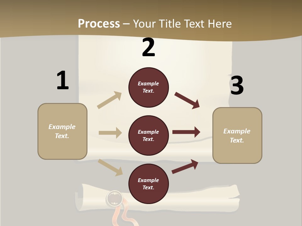 Manuscript Currency Background PowerPoint Template