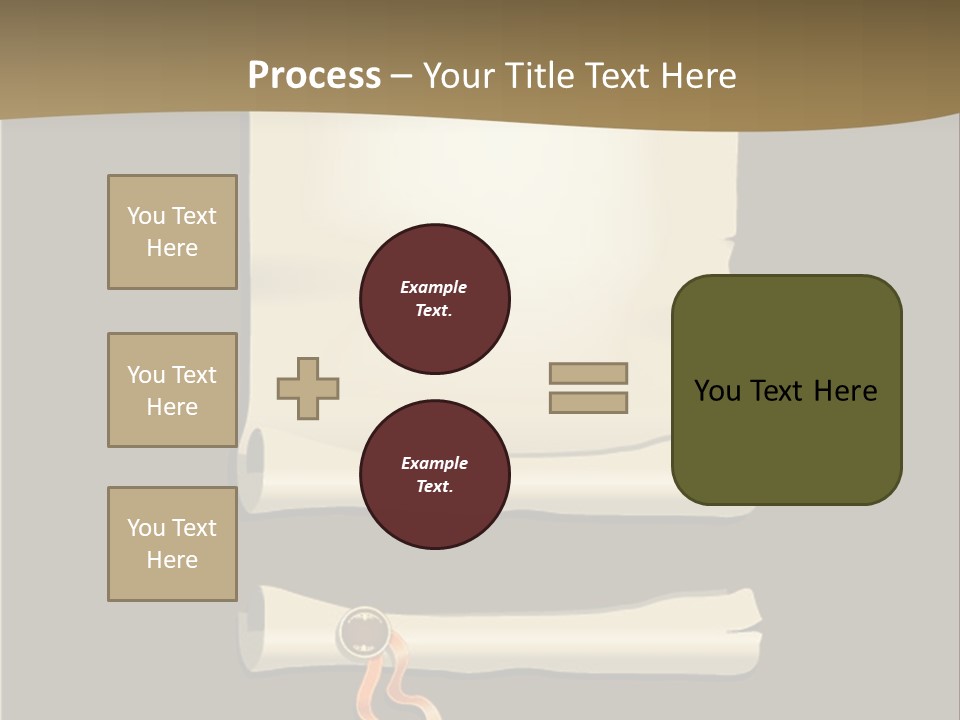 Manuscript Currency Background PowerPoint Template