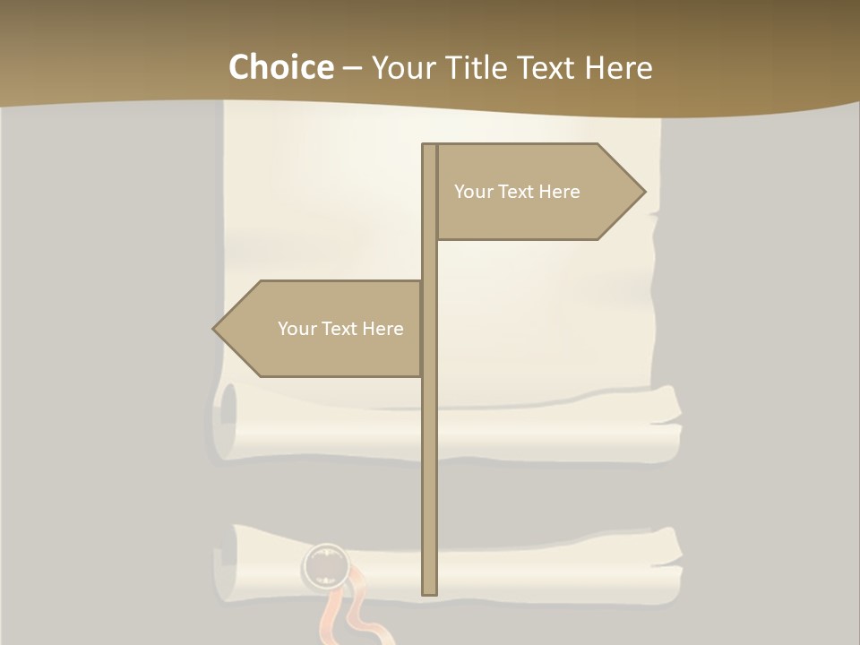 Manuscript Currency Background PowerPoint Template