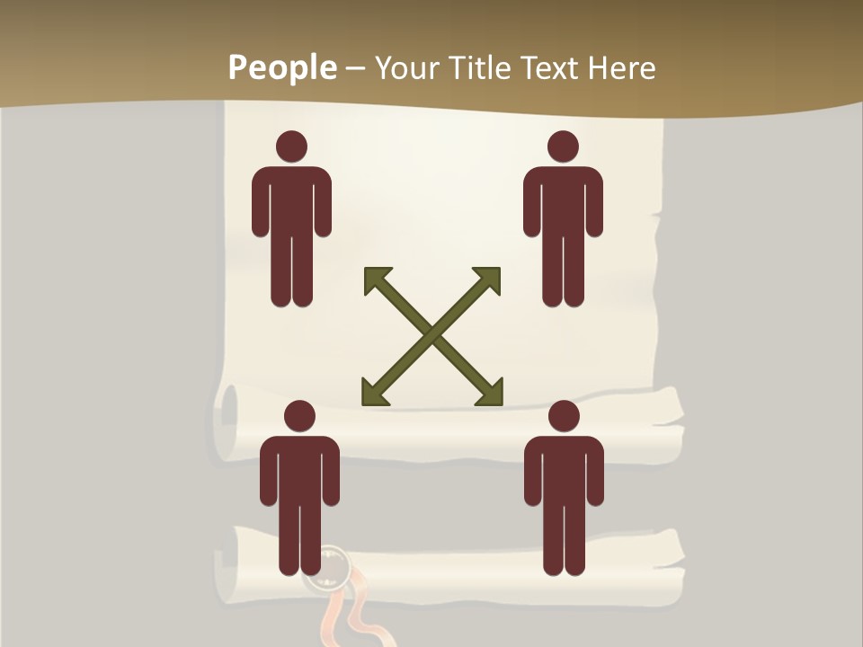 Manuscript Currency Background PowerPoint Template