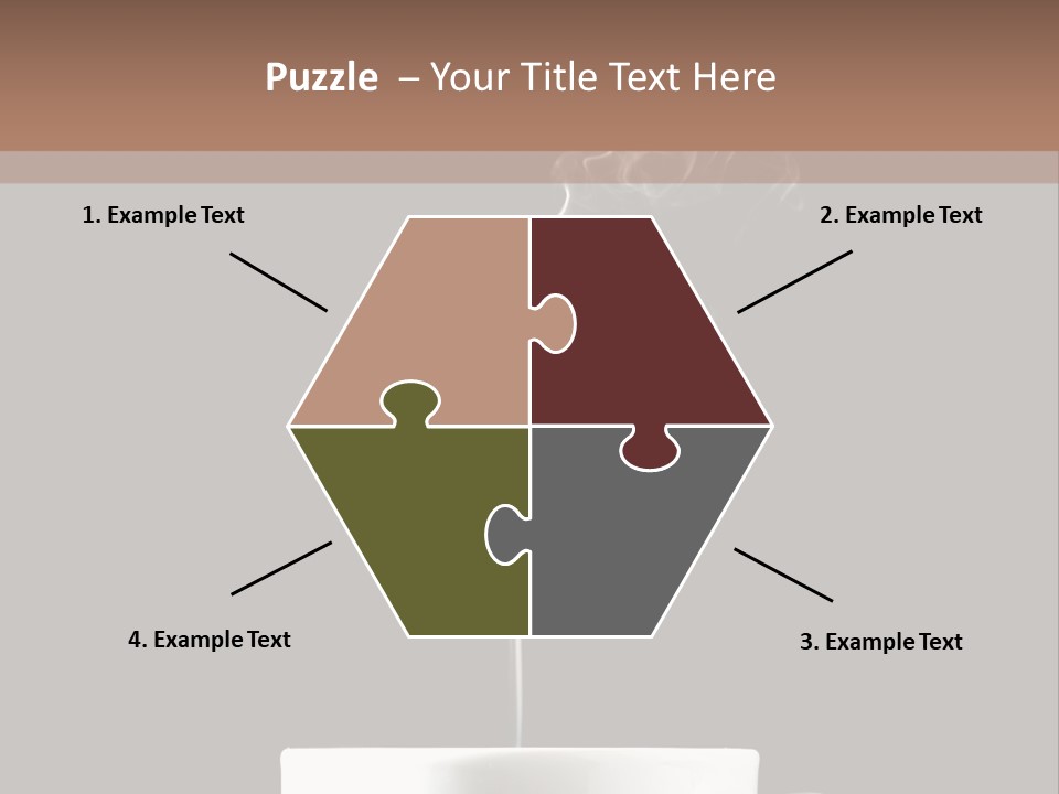 A Cup Of Coffee With Steam Coming Out Of It PowerPoint Template