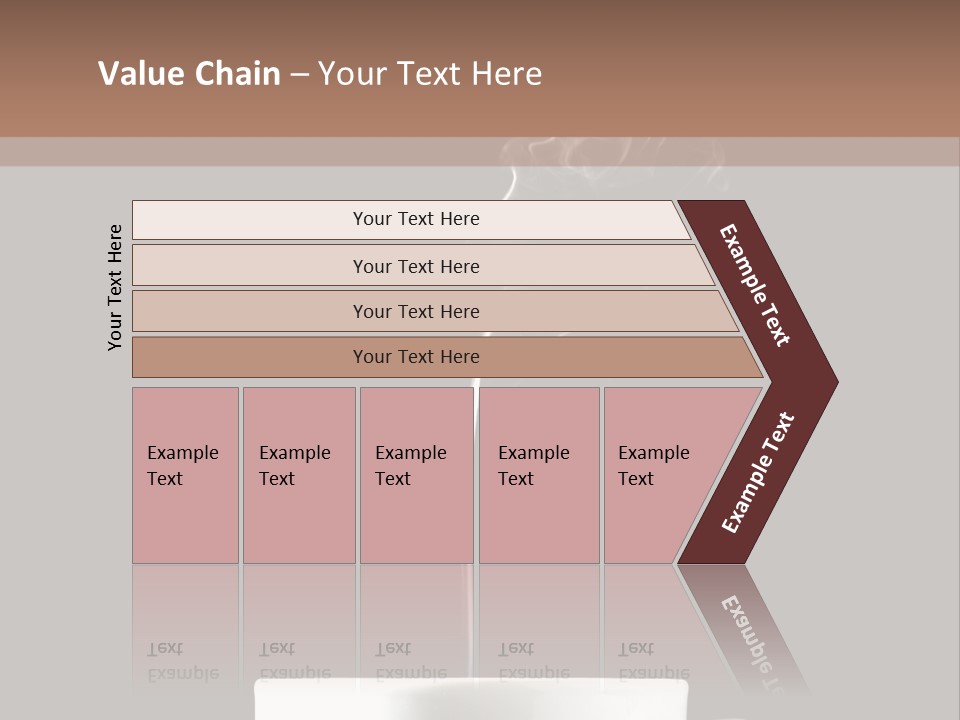 A Cup Of Coffee With Steam Coming Out Of It PowerPoint Template