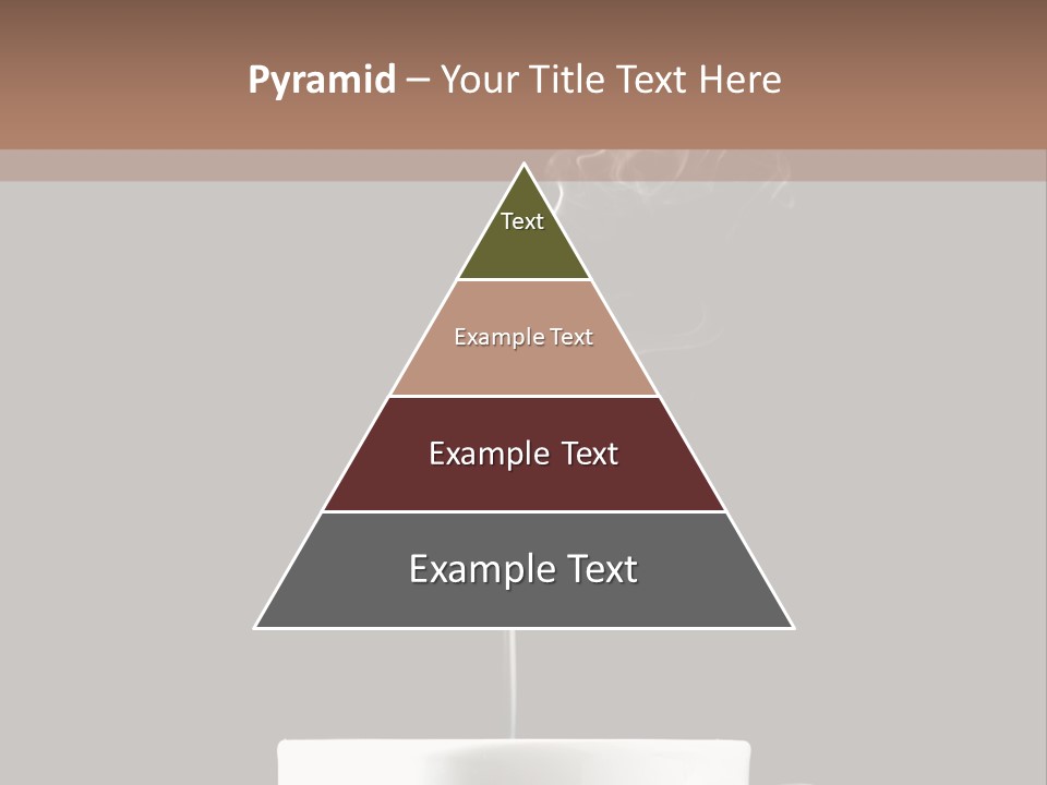 A Cup Of Coffee With Steam Coming Out Of It PowerPoint Template