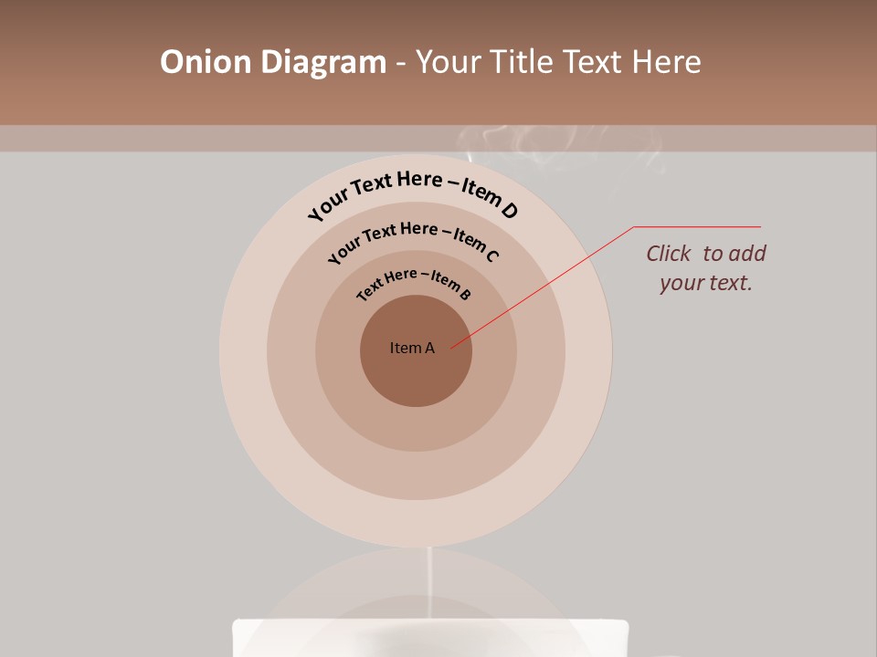 A Cup Of Coffee With Steam Coming Out Of It PowerPoint Template