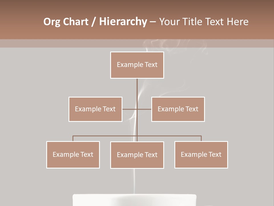 A Cup Of Coffee With Steam Coming Out Of It PowerPoint Template