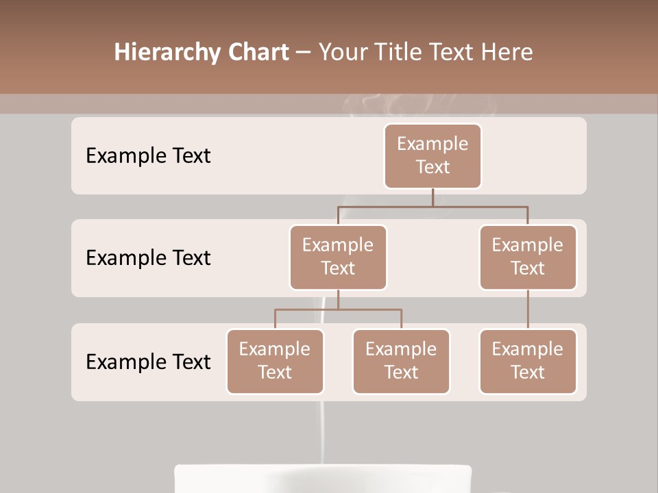 A Cup Of Coffee With Steam Coming Out Of It PowerPoint Template