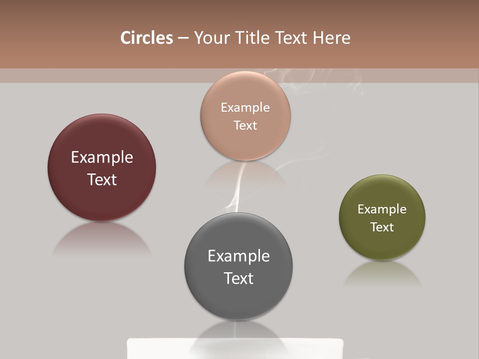 A Cup Of Coffee With Steam Coming Out Of It PowerPoint Template