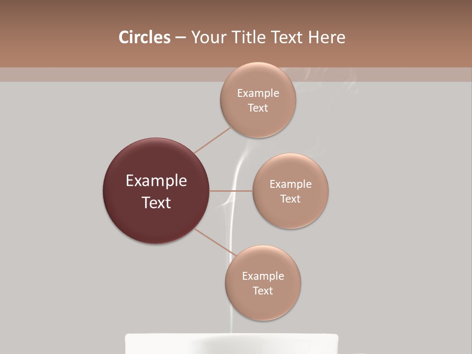 A Cup Of Coffee With Steam Coming Out Of It PowerPoint Template