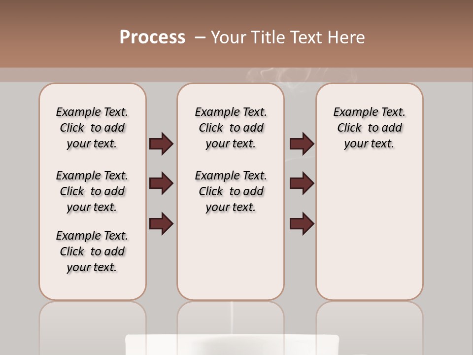A Cup Of Coffee With Steam Coming Out Of It PowerPoint Template