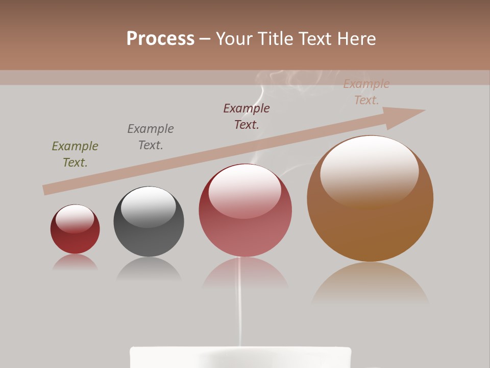 A Cup Of Coffee With Steam Coming Out Of It PowerPoint Template