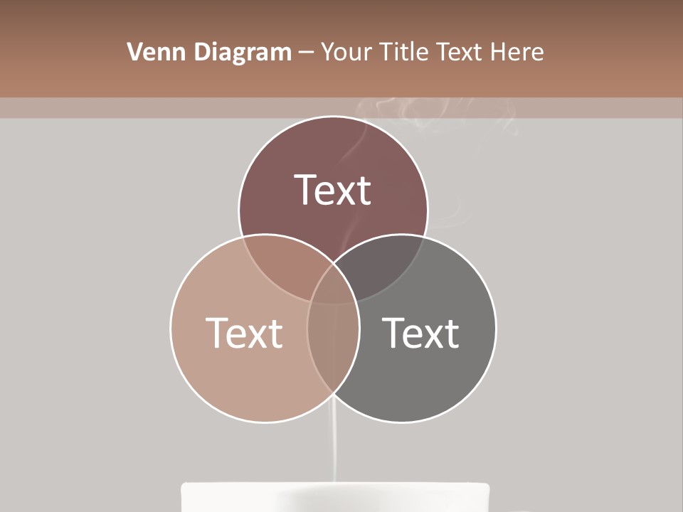 A Cup Of Coffee With Steam Coming Out Of It PowerPoint Template