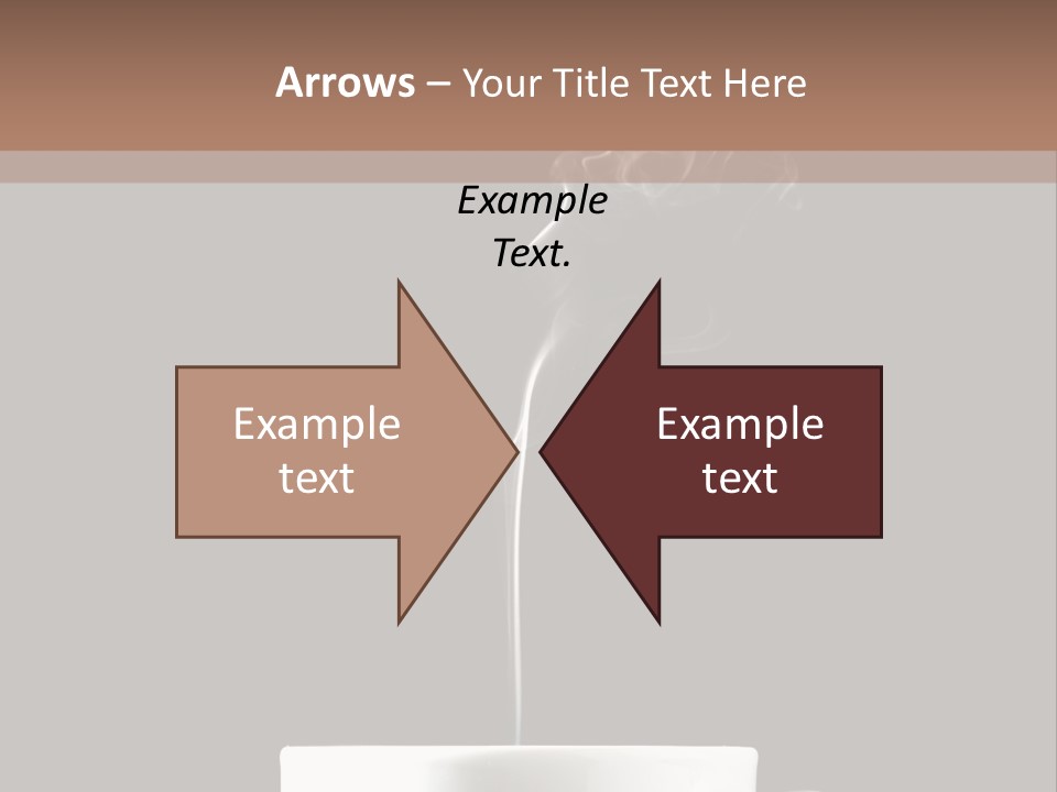 A Cup Of Coffee With Steam Coming Out Of It PowerPoint Template