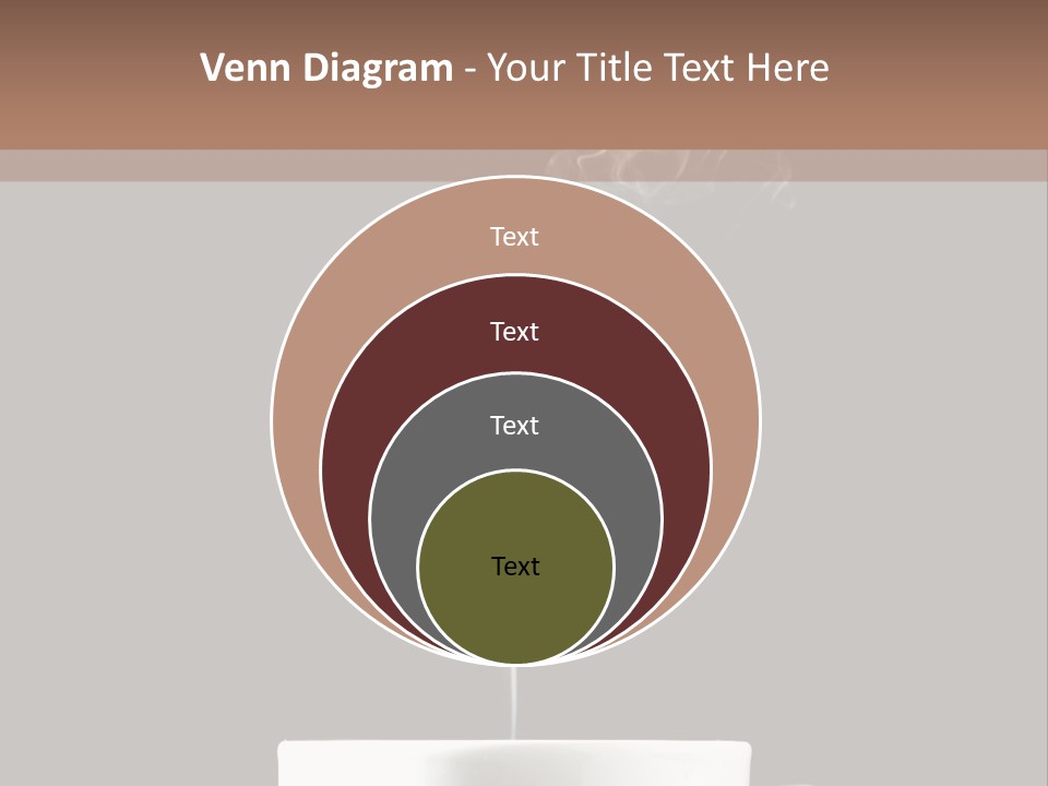 A Cup Of Coffee With Steam Coming Out Of It PowerPoint Template