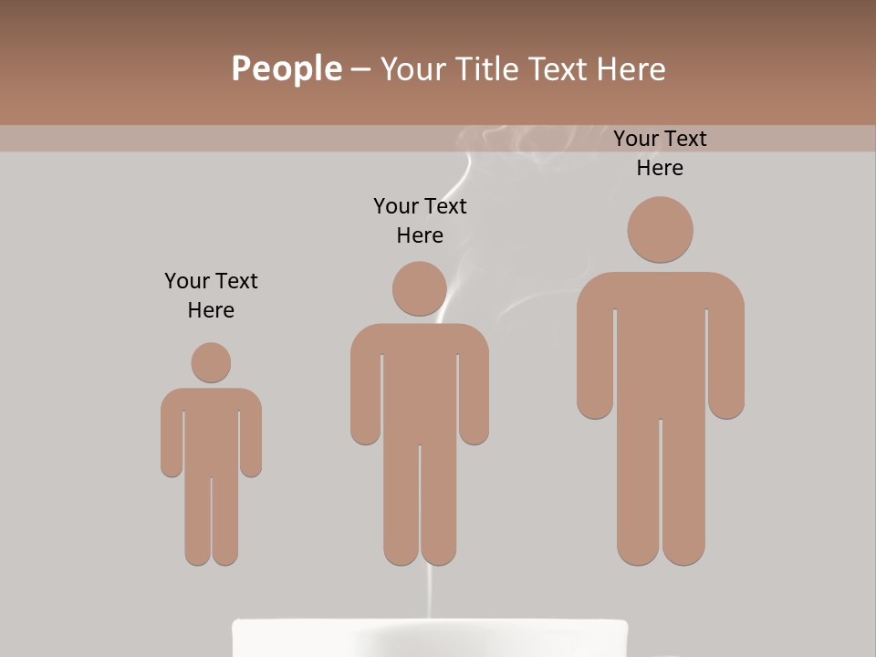 A Cup Of Coffee With Steam Coming Out Of It PowerPoint Template