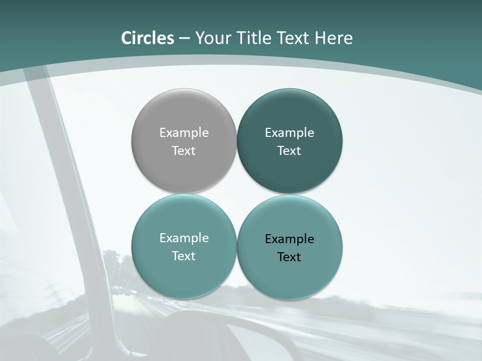 Bright Race Abstract PowerPoint Template