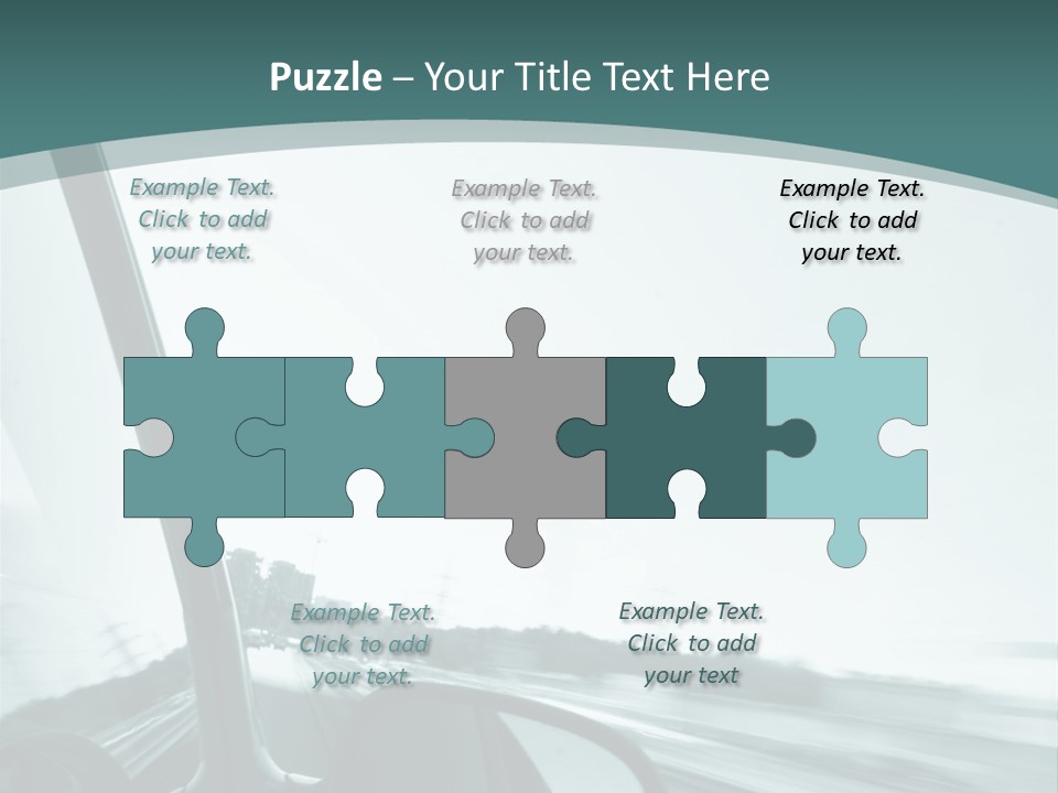 Bright Race Abstract PowerPoint Template