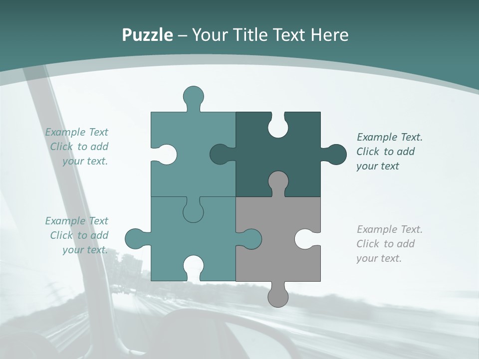 Bright Race Abstract PowerPoint Template