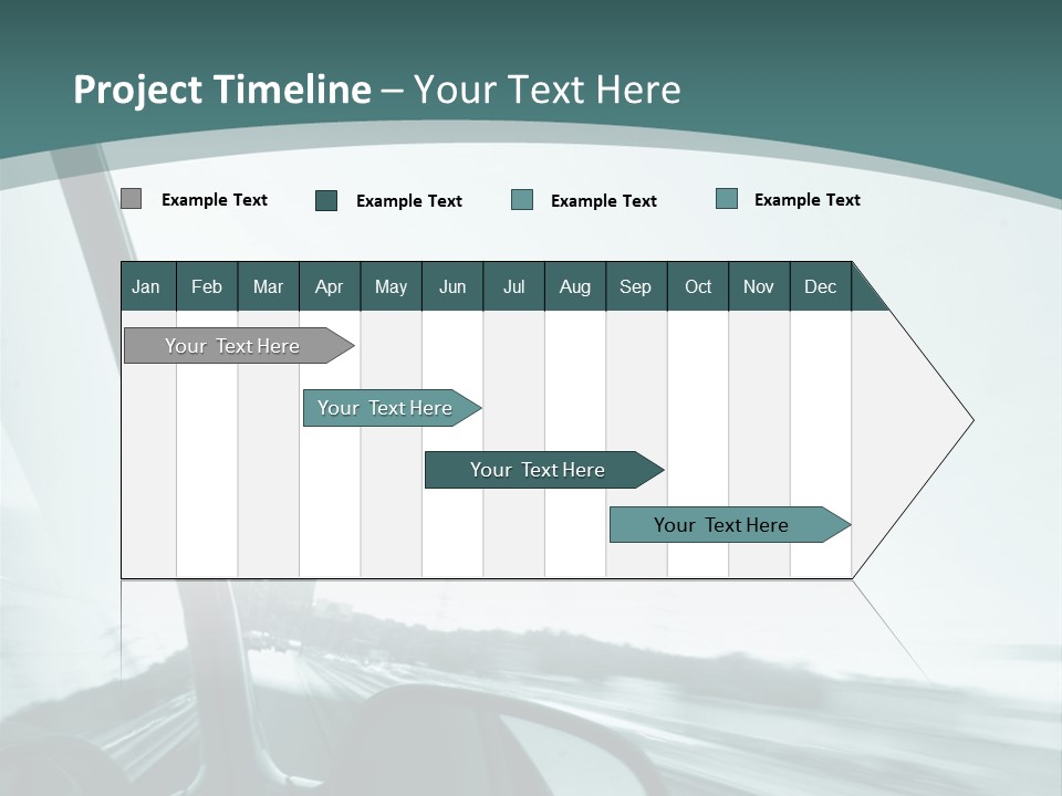 Bright Race Abstract PowerPoint Template