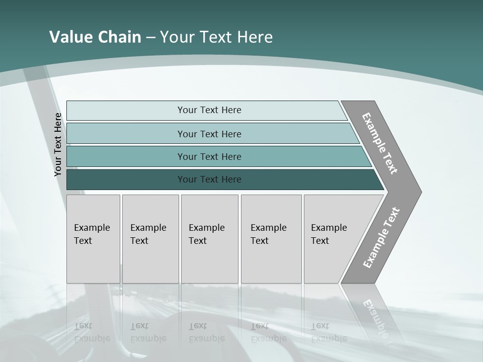 Bright Race Abstract PowerPoint Template