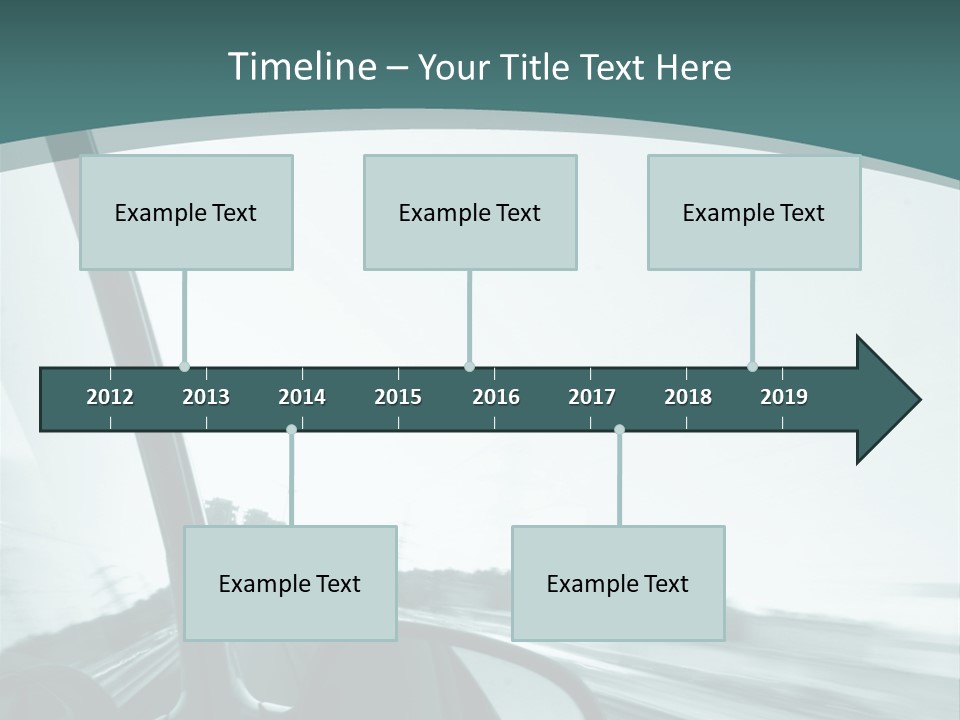Bright Race Abstract PowerPoint Template