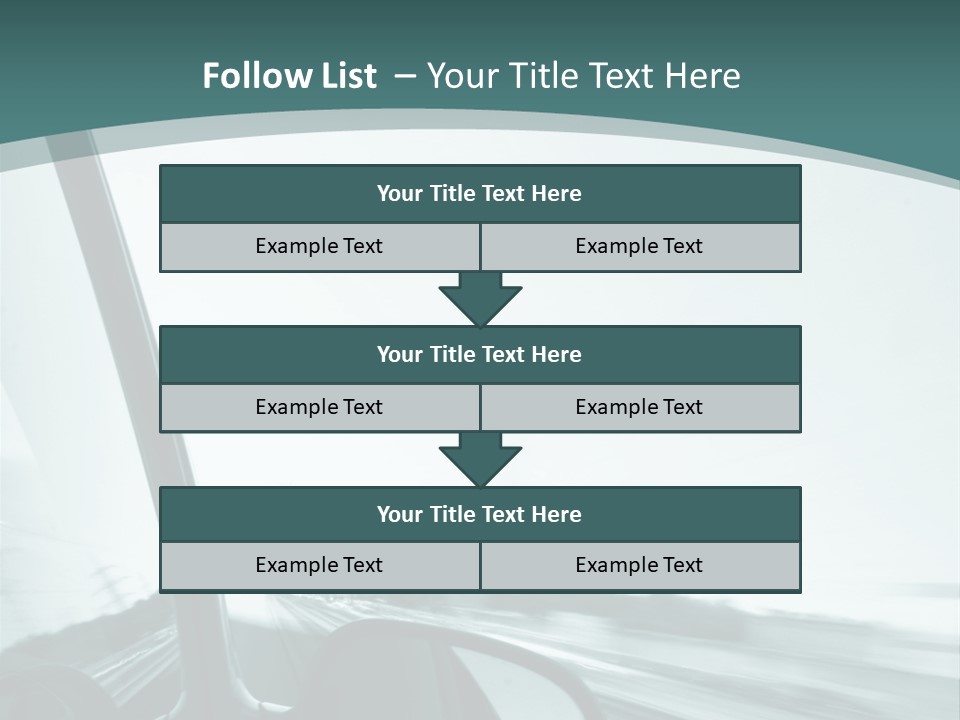 Bright Race Abstract PowerPoint Template