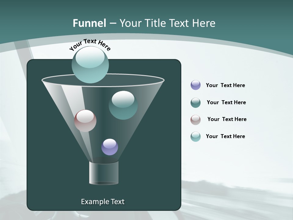 Bright Race Abstract PowerPoint Template