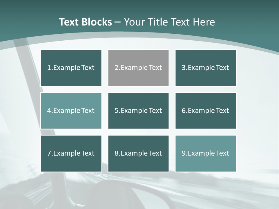 Bright Race Abstract PowerPoint Template
