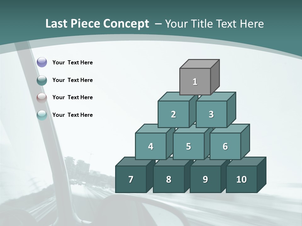 Bright Race Abstract PowerPoint Template