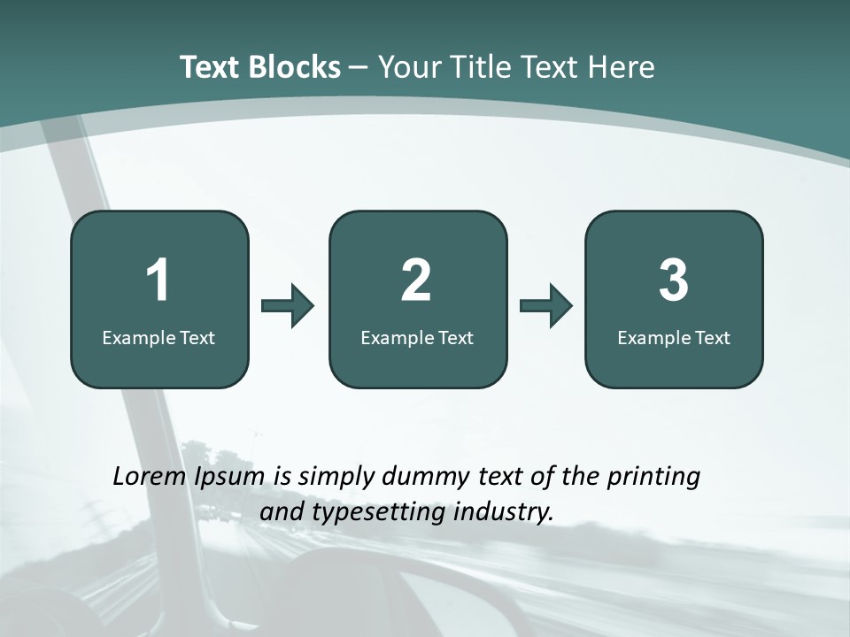 Bright Race Abstract PowerPoint Template