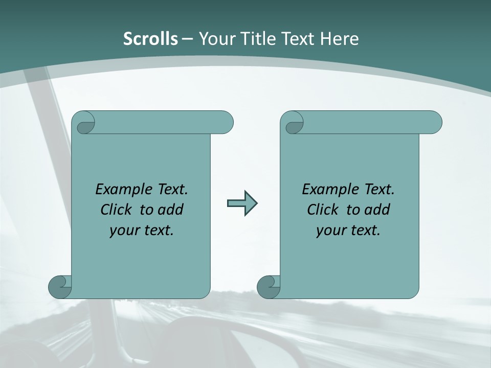 Bright Race Abstract PowerPoint Template