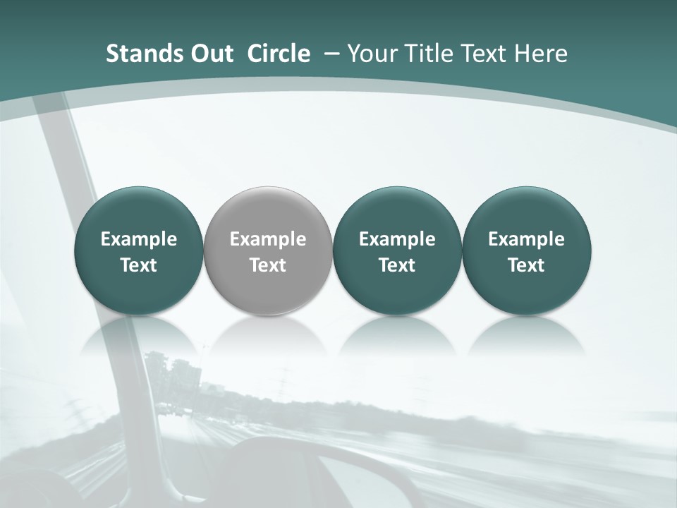 Bright Race Abstract PowerPoint Template