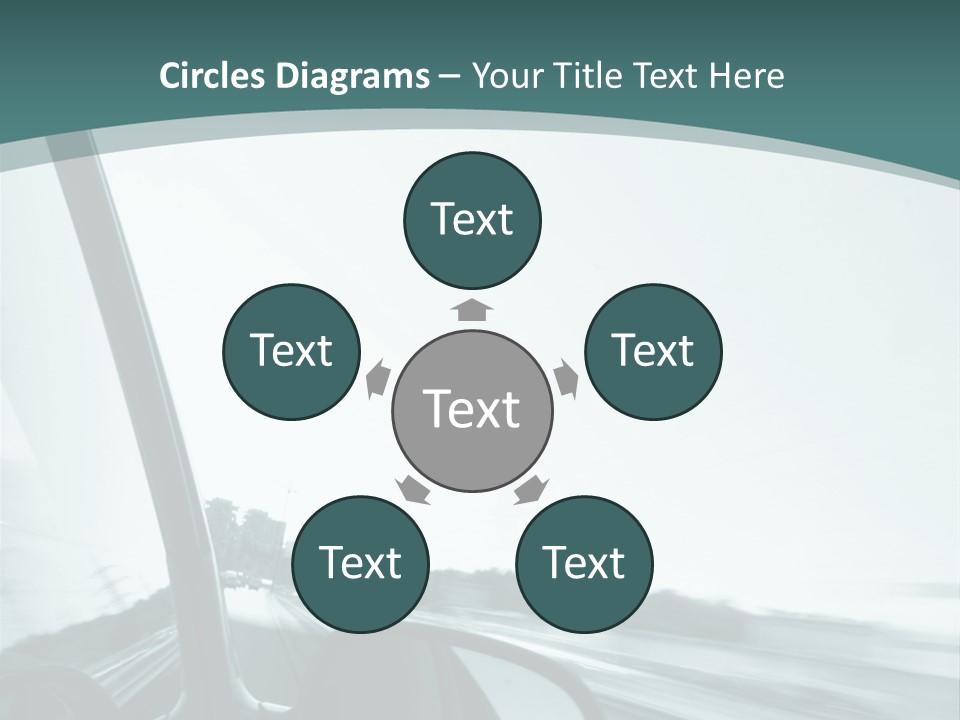 Bright Race Abstract PowerPoint Template