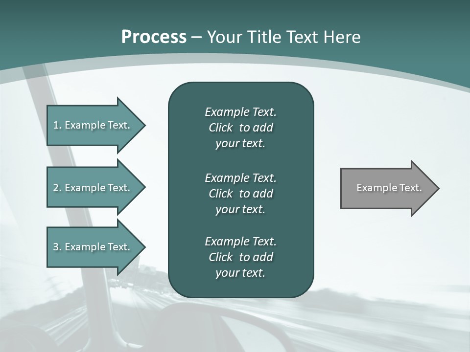 Bright Race Abstract PowerPoint Template