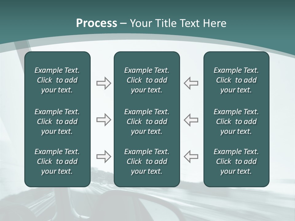 Bright Race Abstract PowerPoint Template