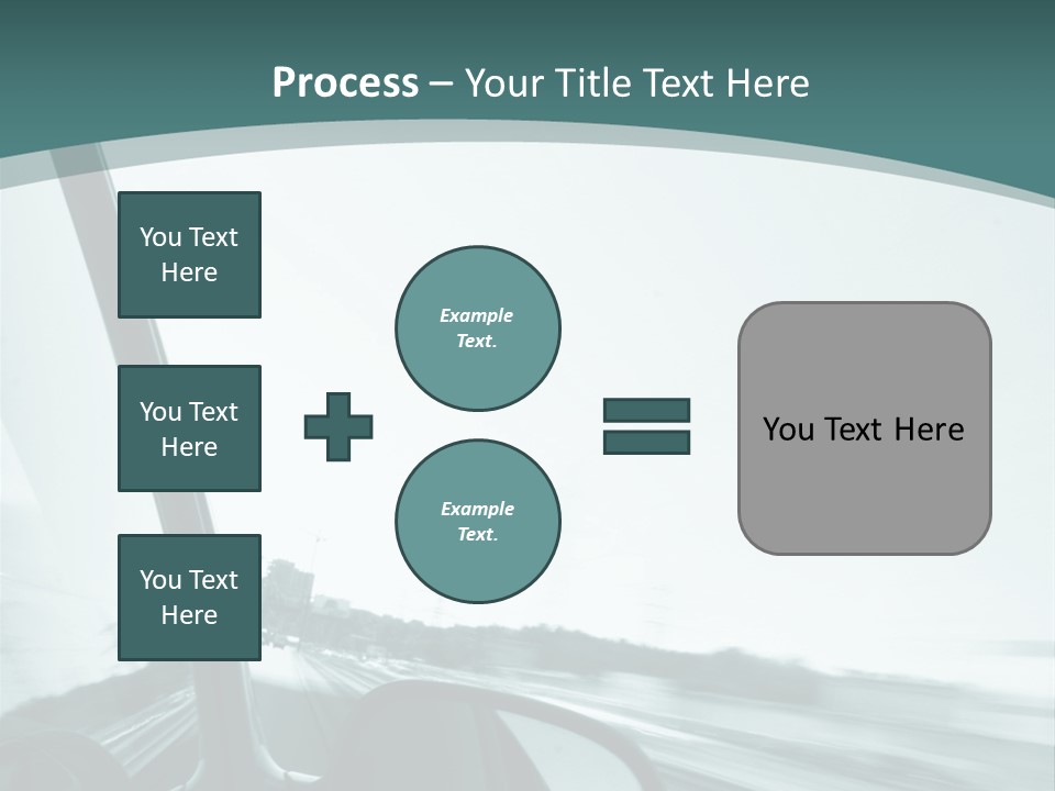 Bright Race Abstract PowerPoint Template