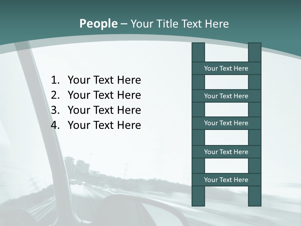 Bright Race Abstract PowerPoint Template